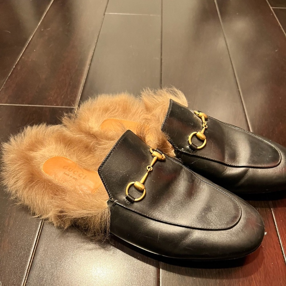 Women’s Gucci Fur Mules